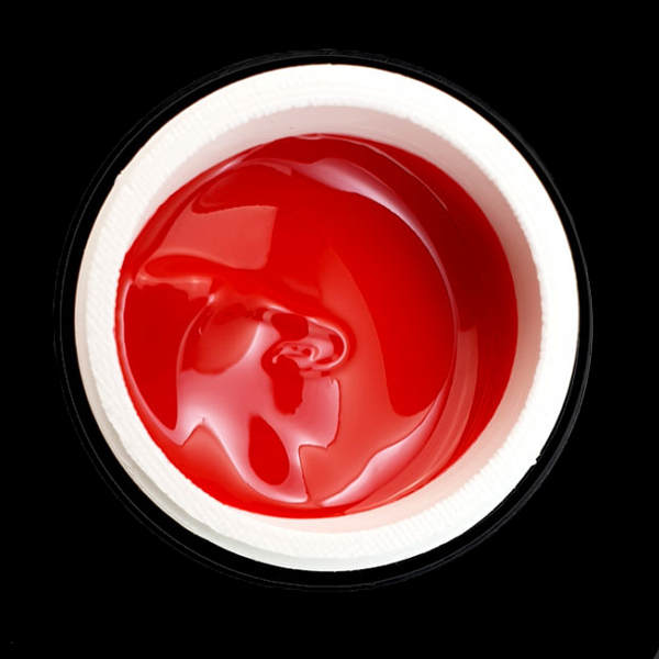 Kostka paint gel color red